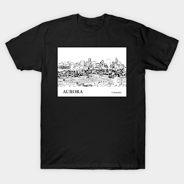 Aurora - Colorado T-Shirt by Lakeric